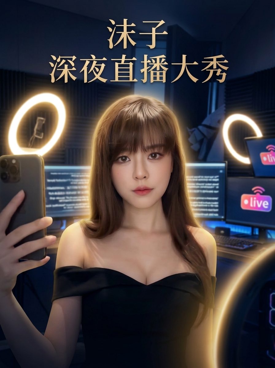凭着豪爽性格和“好色擦边”火遍全网的抖音人气主播沫子，面对如今竞争白热化的直播红海，终于彻底放飞自我。深夜时分，她低调转战私密大秀平台，卸下所有平台的合规枷锁，当场开启毫无保留的劲爆直播。无数粉丝闻讯涌入，只为一睹这位顶流女主播的极致狂欢。